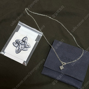 스쿠도 50cm 목걸이 새상품 판매 vintage cube drop necklace