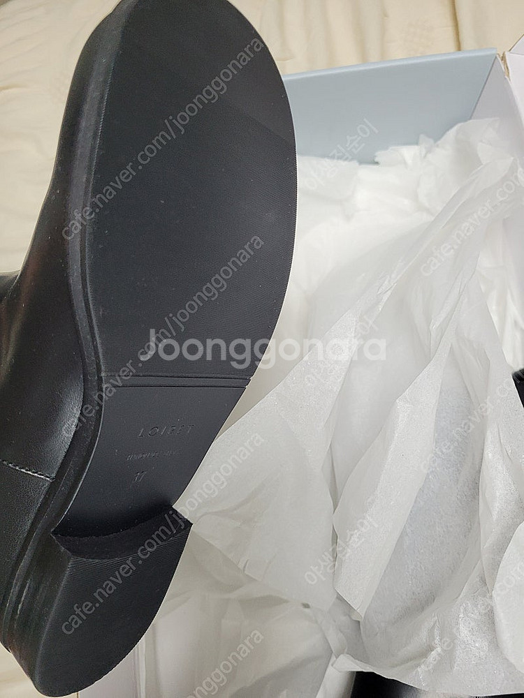 루아레 Lir633 미드부츠 블랙 240 새상품 판매합...--4