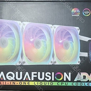 에너맥스 AQUAFUSION ADV 360 ARGB 화이트 수냉쿨러 팝니다.