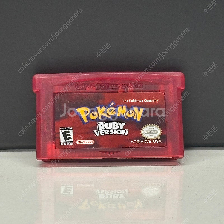gba 포켓몬스터 루비 북미판 복각 알칩 +케이스--1