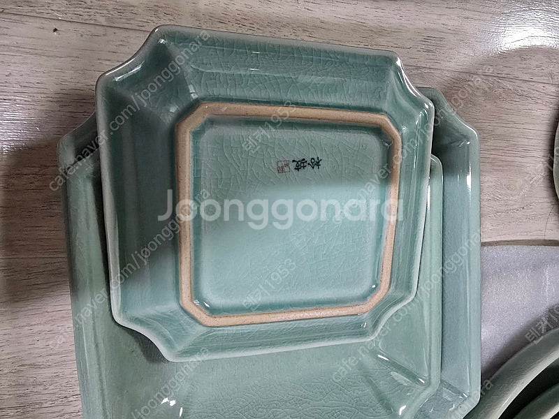 고려청자 접시 볼 찻잔등 정리--1
