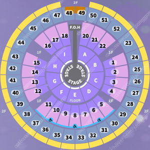 성시경 콘서트 VIP R석 Floor 1층 1석