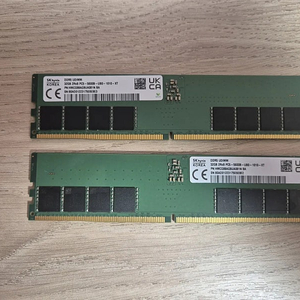 ddr5 하이닉스 a다이 언락 22년산 64gb