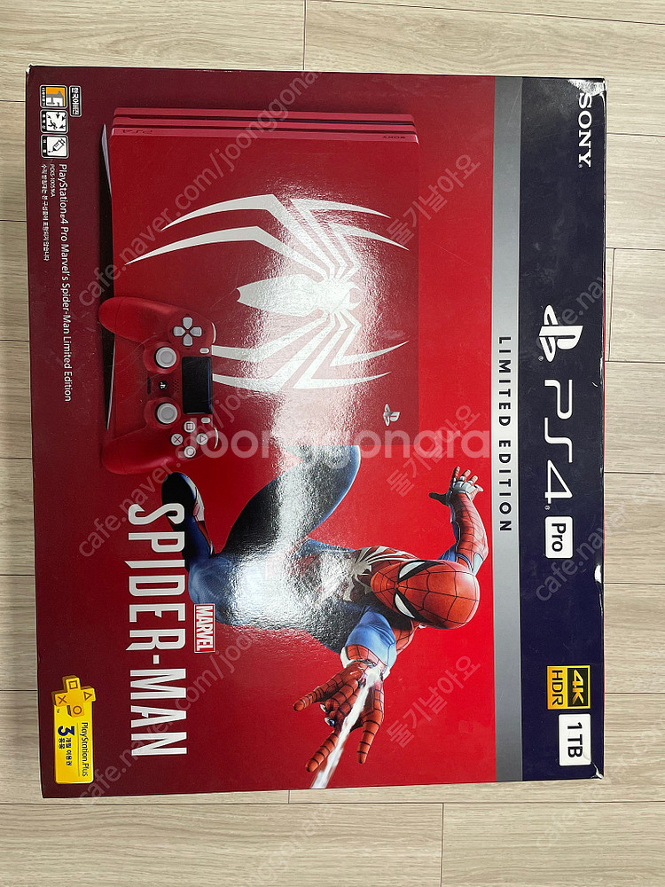 PS4 PRO 스파이더맨 에디션 1TB 풀박스 판매--2