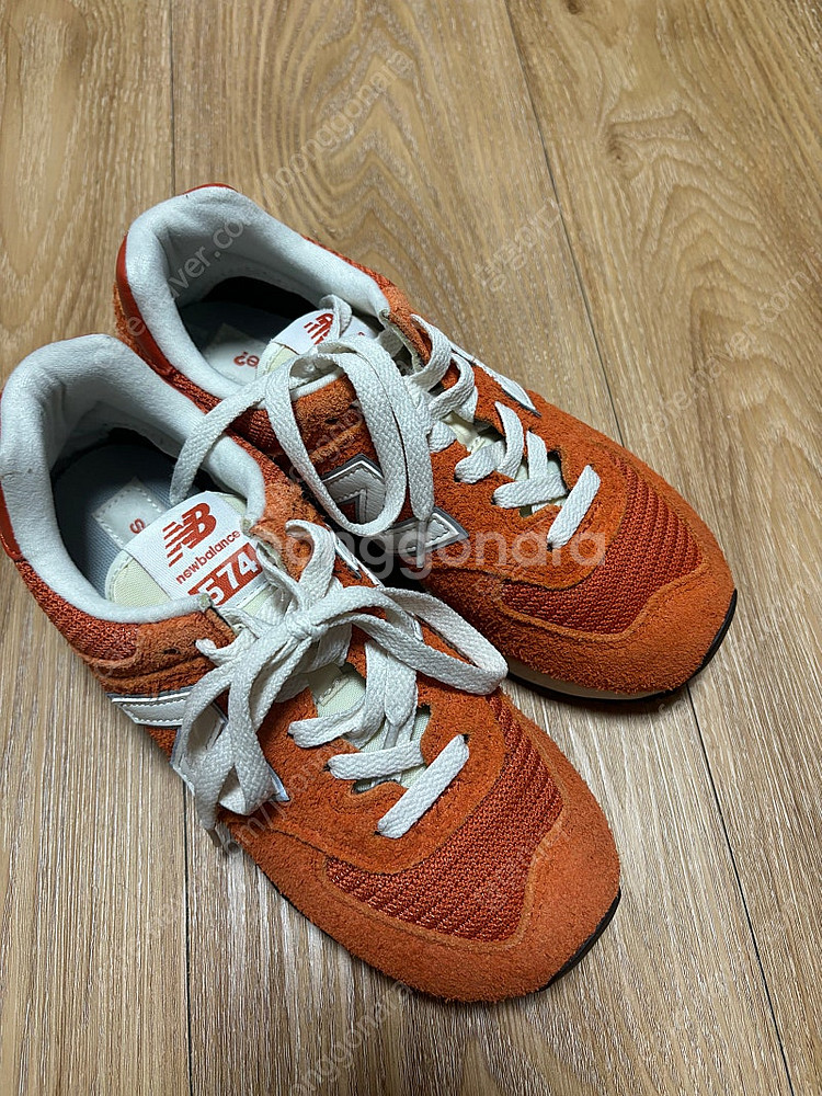 뉴발란스 574 컬리지팩 오렌지 235--0