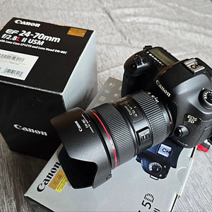 캐논 5d mark3 마크3 신계륵ef 24 - 70mm 렌즈 조합 판매합니다. (정품)