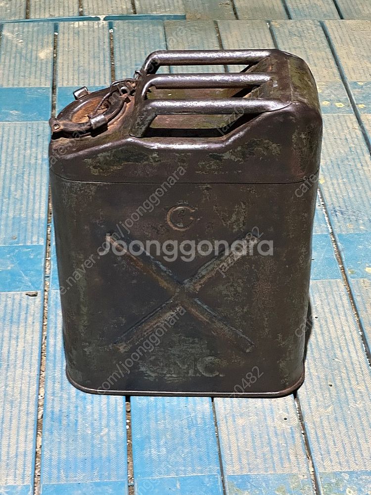 미군철재 빈티지 연료통 군용연료통--1