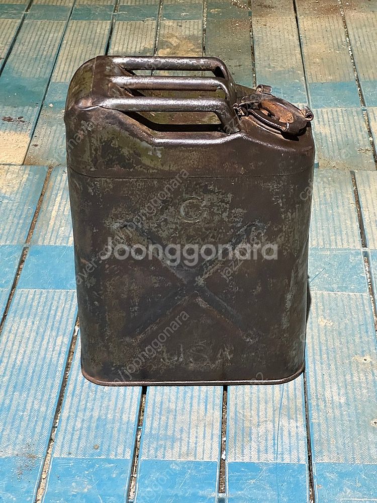 미군철재 빈티지 연료통 군용연료통--2