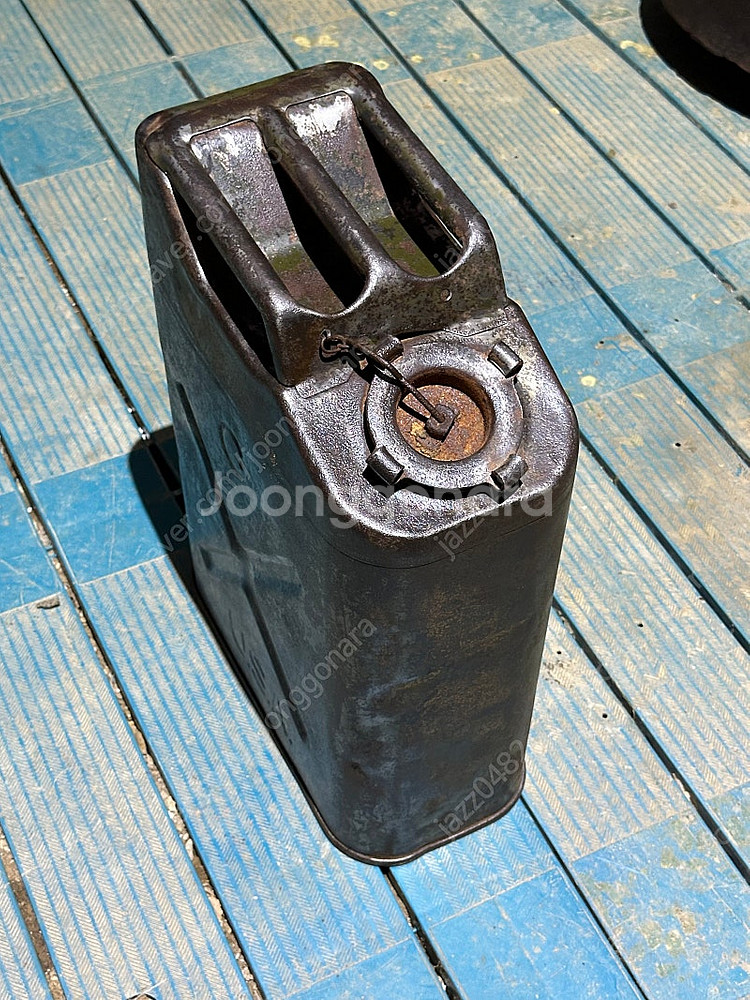 미군철재 빈티지 연료통 군용연료통--3