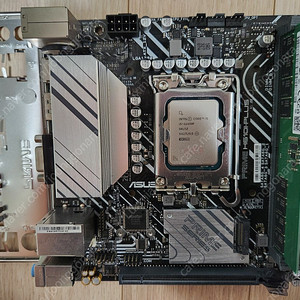 i5 12400f, asus H610i prime plus itx, 삼성 DDR5 5600 32G 반본체