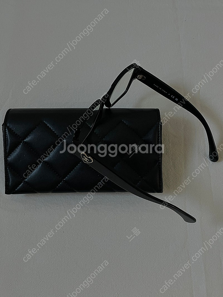 CHANEL 샤넬 하트 안경 블랙 52 지드래곤안경--9