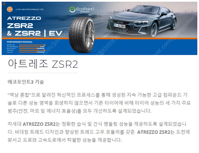 벤츠E63 AMG 스포츠타이어 285 30 19 사일룬 ZSR2--7