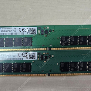 삼성 DDR5 4800 16GB x2 싸게 택포로 팝니다