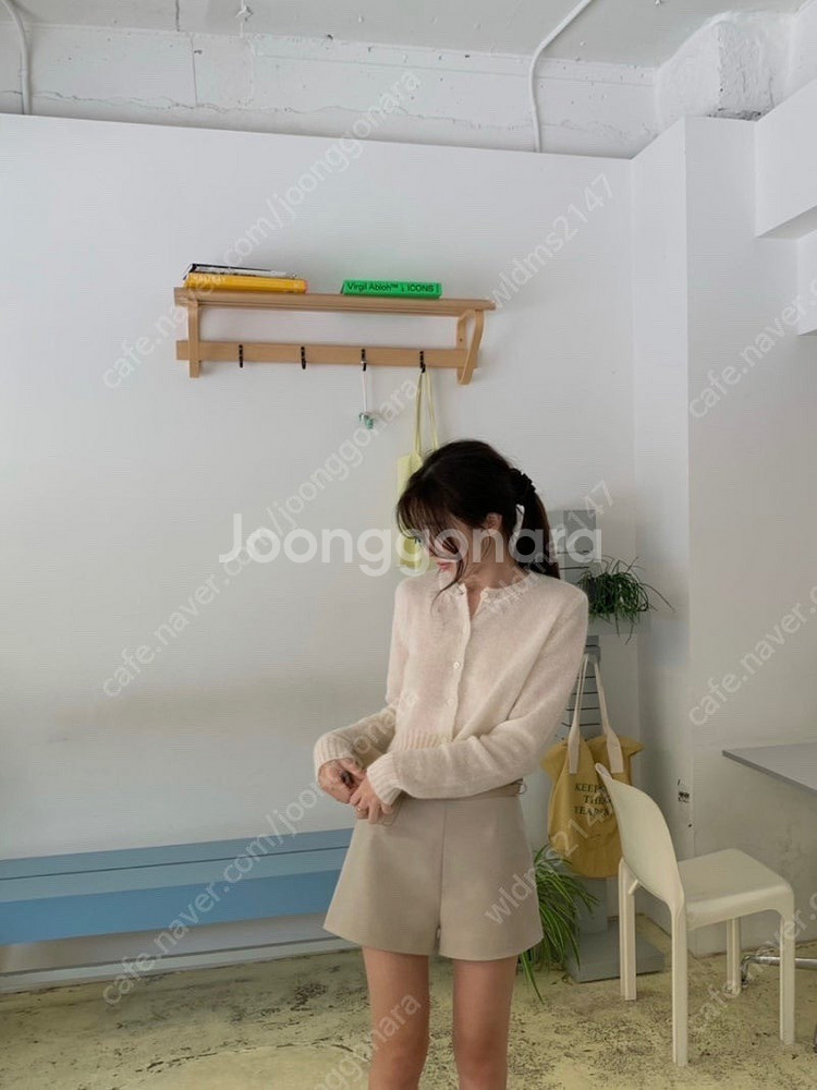 웨어웨더 리코 키드모헤어 가디건 새제품 택포--1