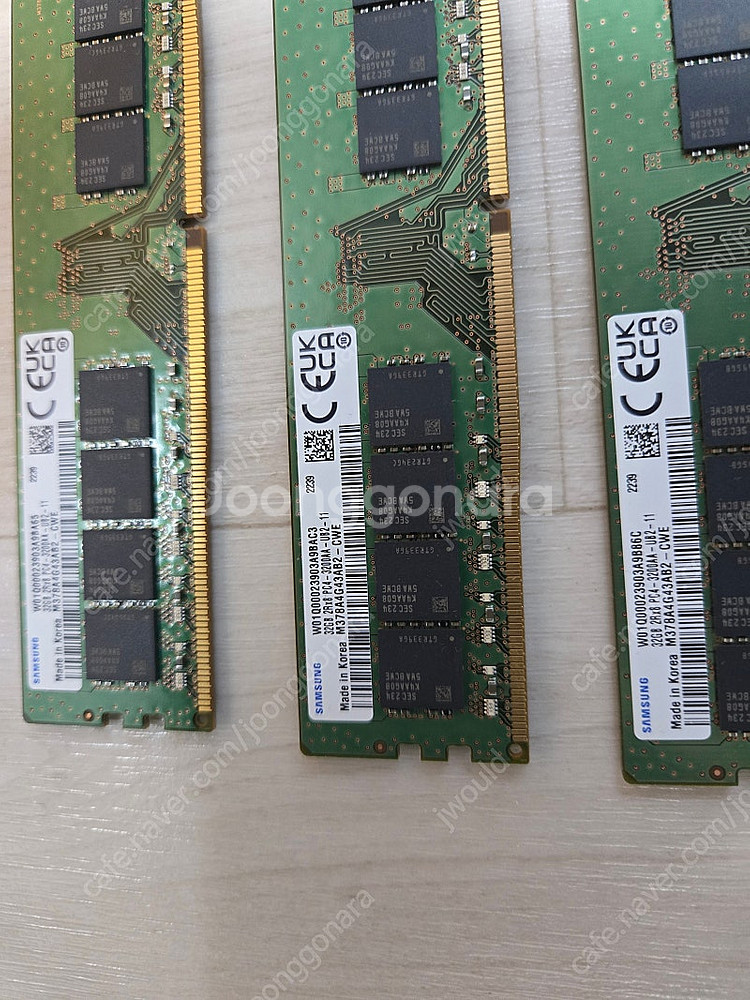 삼성 램 Ddr4 32g 3200 여러개 팝니다--0