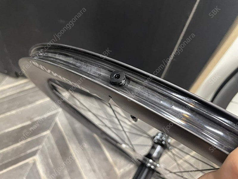 비앙키 벨로만 카본 V50R 카본 디스크 휠셋 미사용 이미지