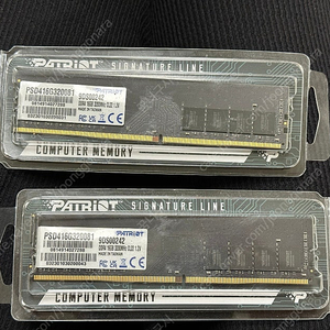 패트리어트 DDR4 3200 16GB 2개