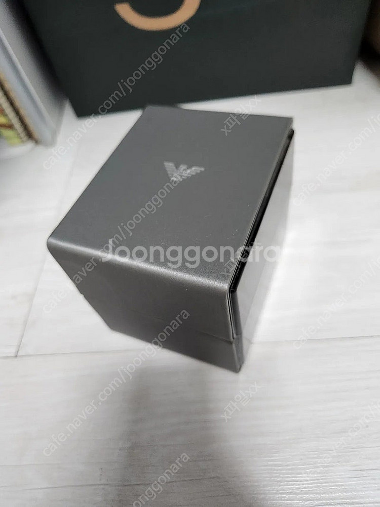 엠포리오 알마니 남자 메탈 손목시계 대리석 판--1