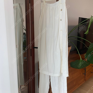 파르뱅 린넨 팬츠스커트 (LINEN BACK POCKET PANTS SKIRT_IVORY)