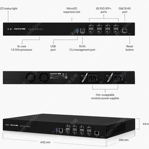 [10기가 라우터 끝판왕] UBIQUITI EdgeRouter Infinity Router / 유비큐티 에지라우터 인피니티 8포트 10기가 라우터