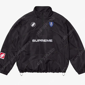 슈프림 리플렉티브 파이핑 풀오버 블랙 XL (Supreme Reflective Piping Pullover Black)