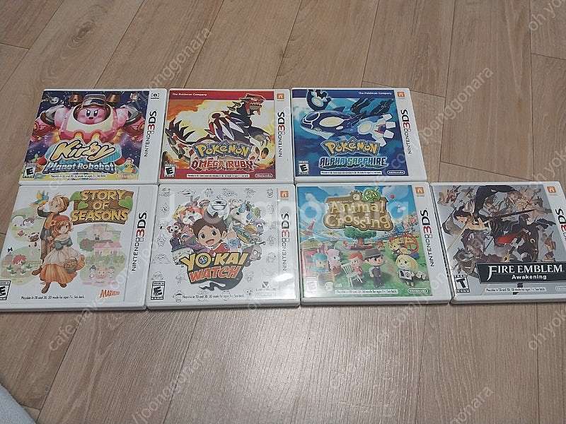 닌텐도 3ds 북미판 팩 일괄--0