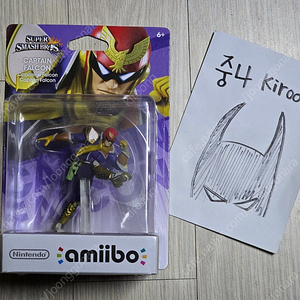 F-ZERO 캡틴 팔콘 슈퍼 스매시브라더스 닌텐도 amiibo (미개봉)