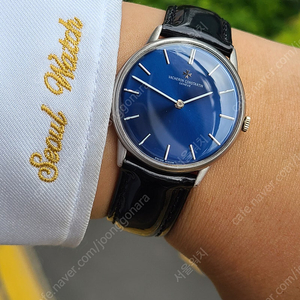 [정품] 바쉐론콘스탄틴 패트리모니 블루 18K 화이트골드 금통 수동 (Vacheron Constantin Patrimony Blue 18K WG)