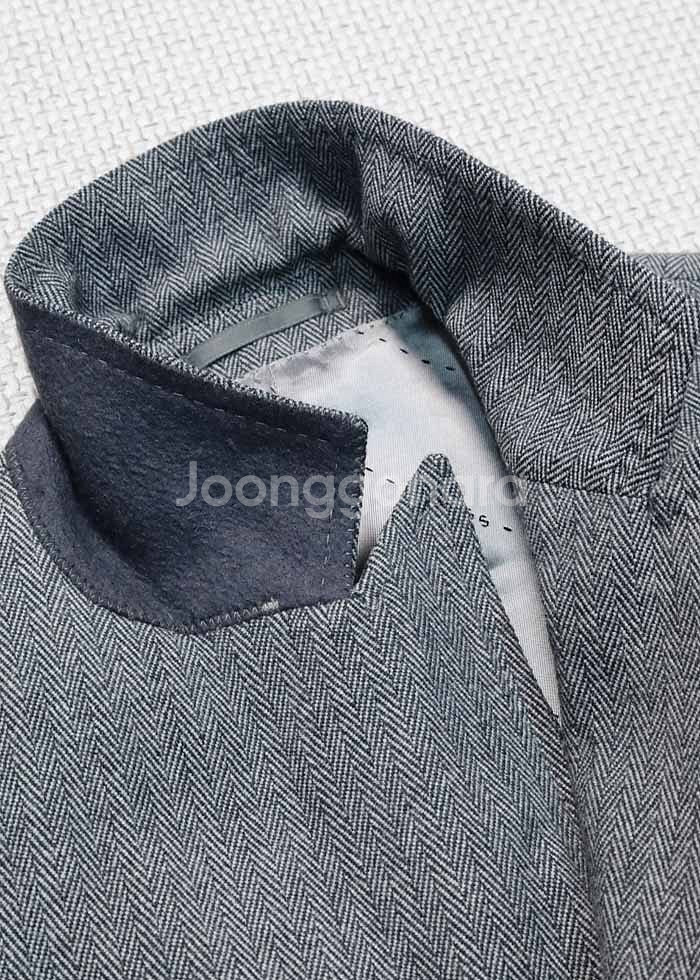 [100] 솔리드옴므 느낌있는/맥코트,휴고보스 헤링본/...--0