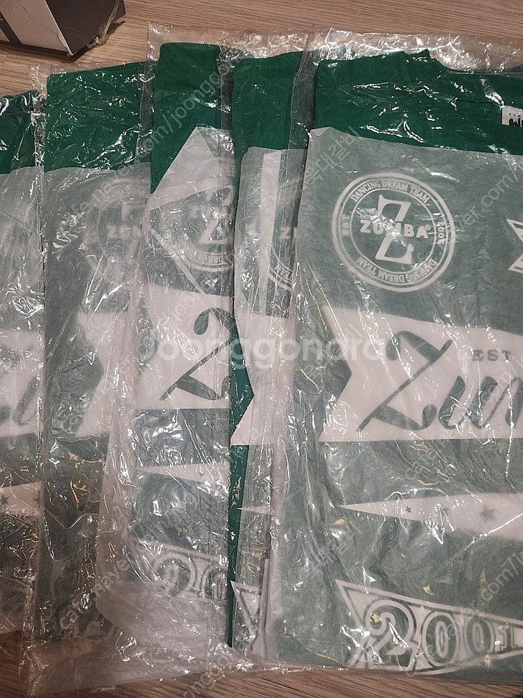 zumba직구 줌바웨어 2장1셋트 녹색 택배3500별도--0