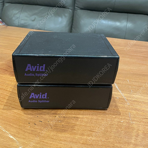 Avid XLR Audio Splitter 스플릿터