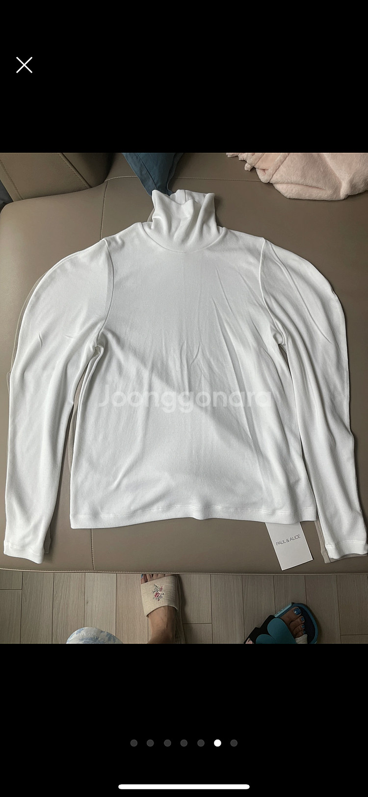 폴앤앨리스 터틀넥 새상품 프리사이즈--5