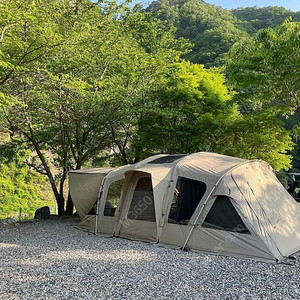 노스피크 아케디아 맥스 올리브샌드 4회 피칭 에어텐트 A급 기본구성