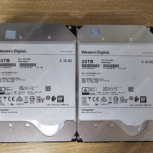 WD HC560 20TB HDD 2ea 판매