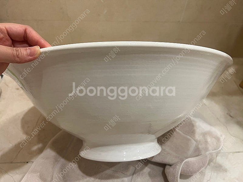 다도 불교 연꽃차 수반 도자기--1