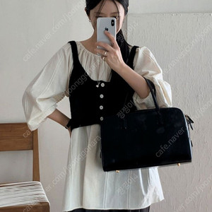 어리틀빗 glam shirring blouse 새상품