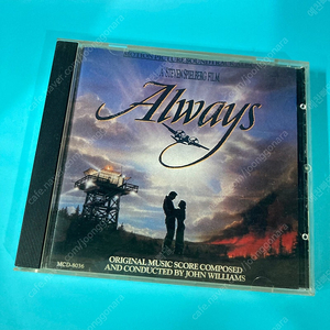 [중고음반/CD] 영혼은 그대 곁에 Always 영화음악 OST 스티븐 스필버그 오드리 햅번