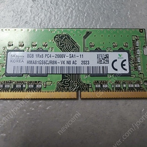 노트북 하이닉스 DDR4 2666 8G 1개