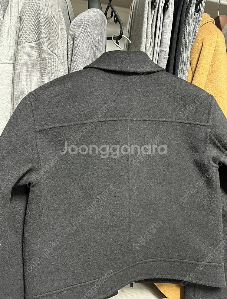 띠어리 울 캐시미어 여성 자켓 블랙--3