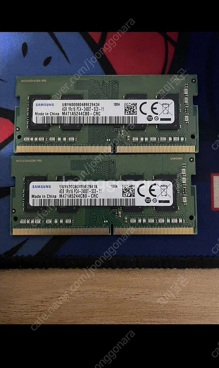 삼성 노트북 메모리 램 ddr4 2400T 4GB x ...--0