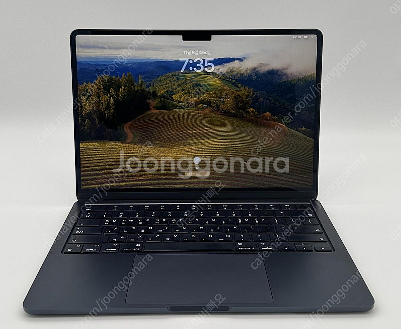 [애플 맥북에어 2022] M2, 16GB, 256GB, 13인치 미드나이트--0