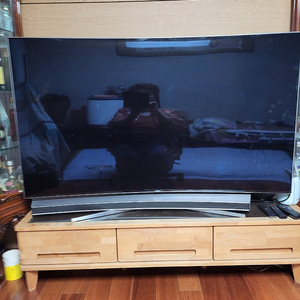 삼성 65인치 커브드 tv un65ks9500f 이상있음