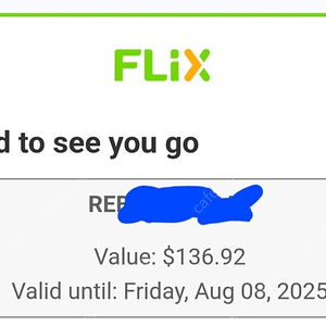 미국여행 flixbus 바우처 플릭버스 버스 flix