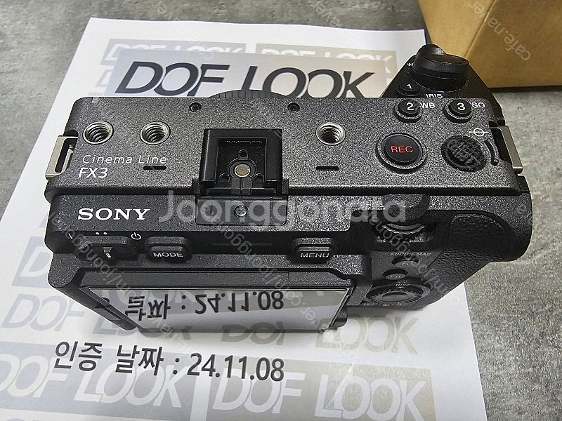 소니 FX3, 2470GM2, DJI MIC2, 메모리...--4