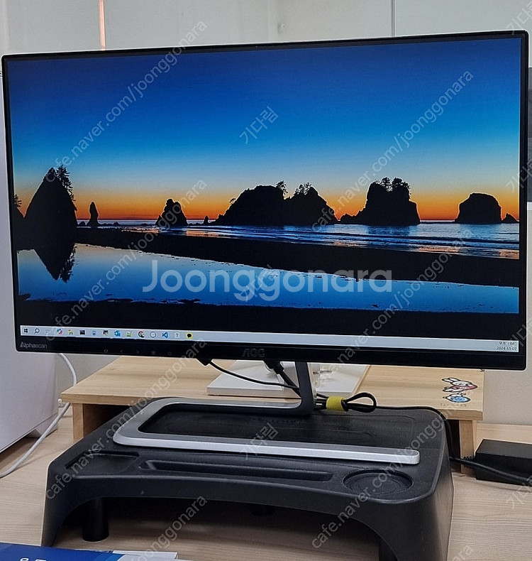 알파스캔모니터 AOC 2481FXH IPS 24인치--1