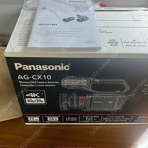 4k 캠코더 Panasonic AG-CX10