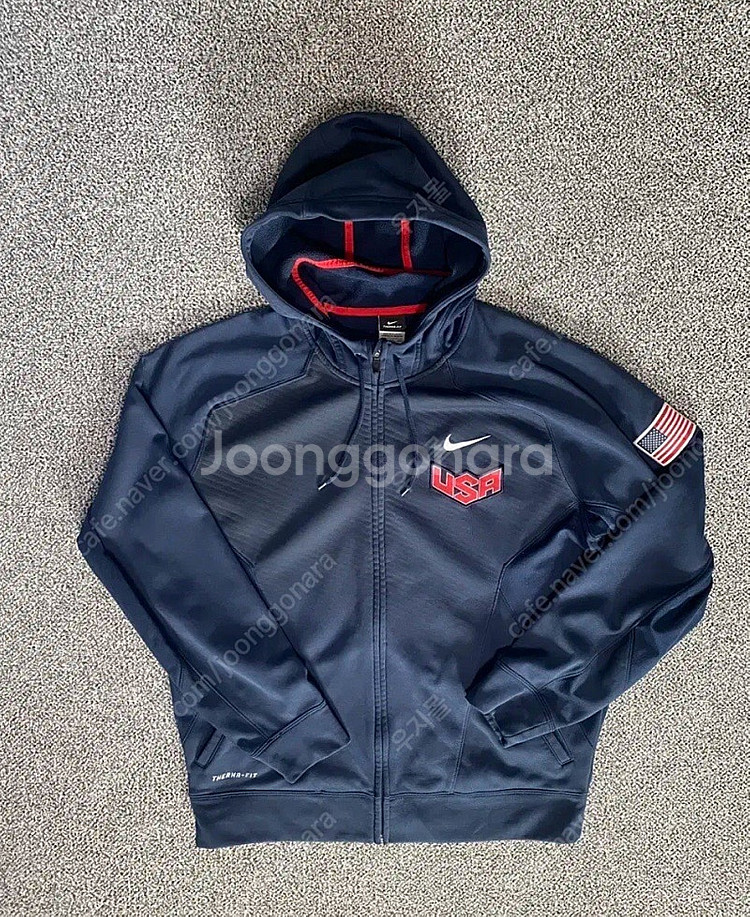 XXL 나이키 USA 미국 국대 후드집업 다크네이비--0
