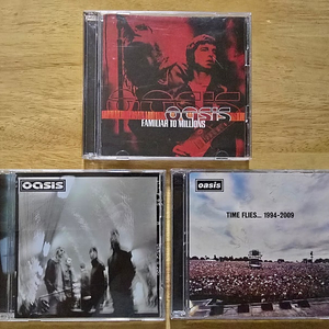 CD 음반 영국 록 밴드 oasis 오아시스 앨범 3장