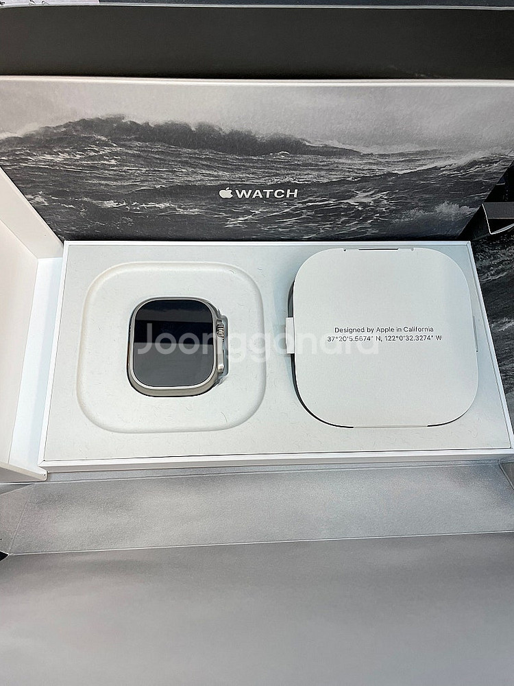 애플워치울트라2 49mm 티타늄 셀룰러 배터리100% ...--3