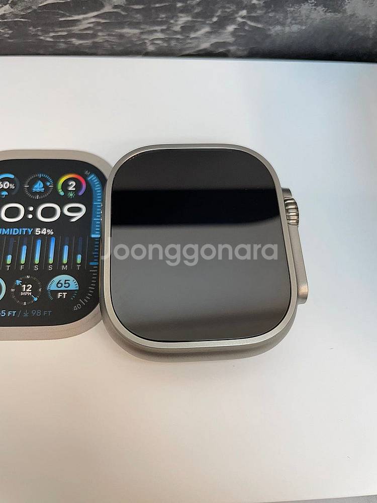 애플워치울트라2 49mm 티타늄 셀룰러 배터리100% ...--4